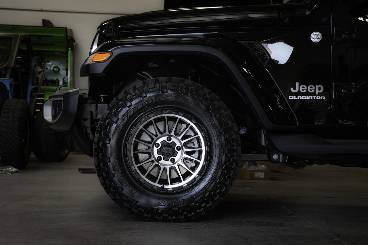 2019 Jeep Gladiator Overland KMC IMPACT Machined KMC Wheels